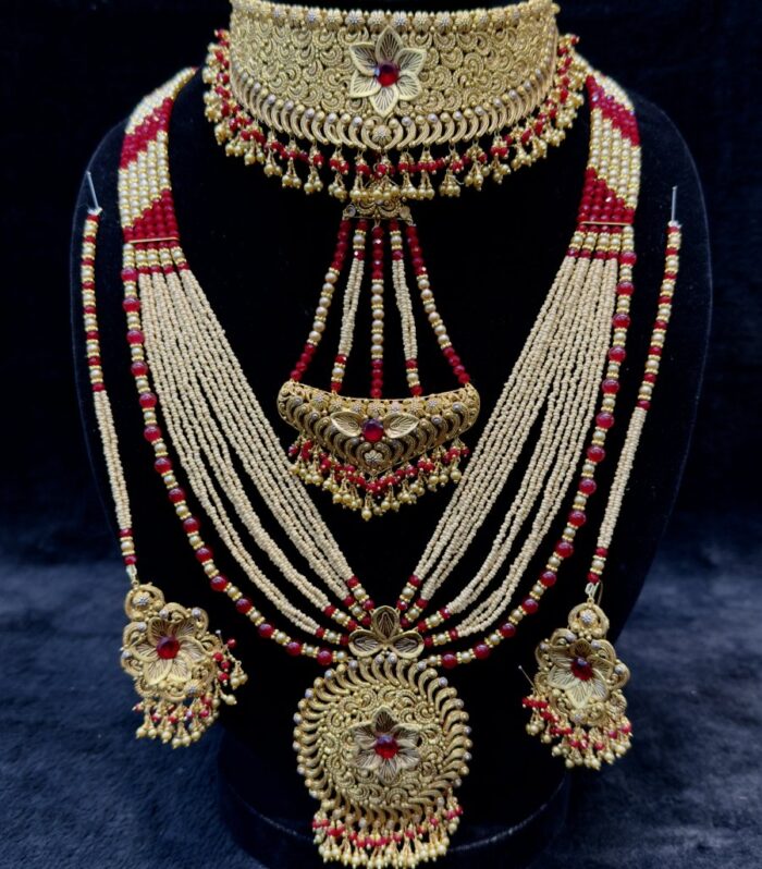 Gold Plated Bridals , without Mala